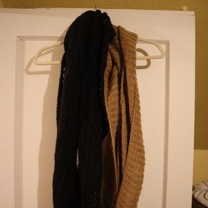Two Infinity scarves